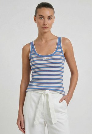 Oui TANK TOP - Débardeur - lt blue rose