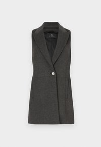 FALLOPIABBLIANNA - Strukirani kaput - dark grey melange