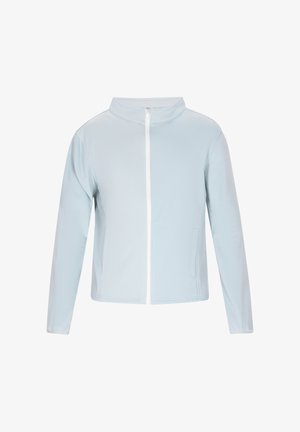 Mo, ATHLSR - Sweatjakke - blasses türkis/weiss