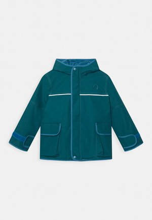 TUULIS EKO UNISEX - Waterproof jacket - deep teal/seaport