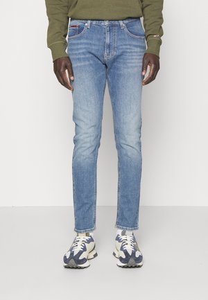 AUSTIN SLIM TAPERED - Siaurėjantys džinsai - denim light