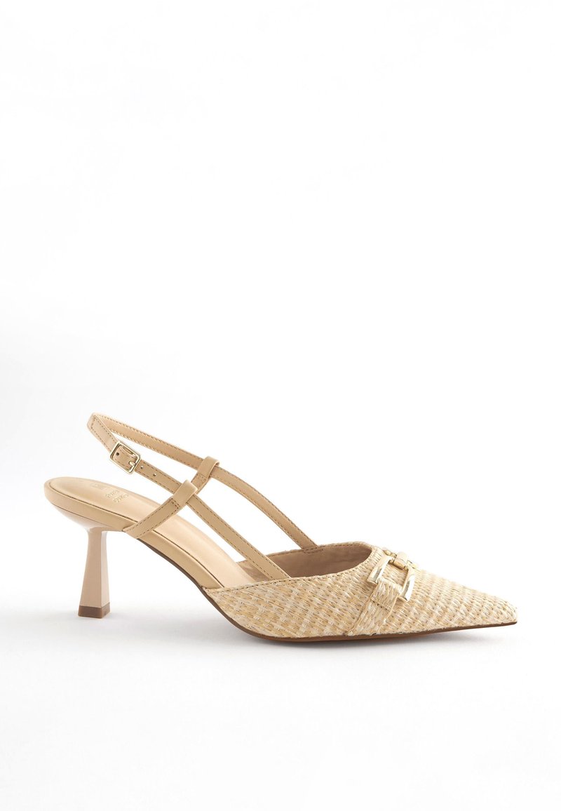 Next FOREVER COMFORT® HARDWARE POINT SLINGBACK HEEL SHOES Pumps