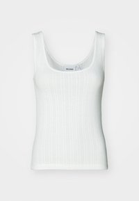 FITTED POINTELLE TANK - Top - white