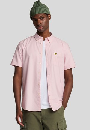 Lyle & Scott SHORT SLEEVE OXFORD - Overhemd - w light pink