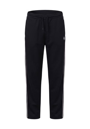 Sergio Tacchini, GHIBLI PIQUET PANTS - Pantalon de survêtement - black pale lilac
