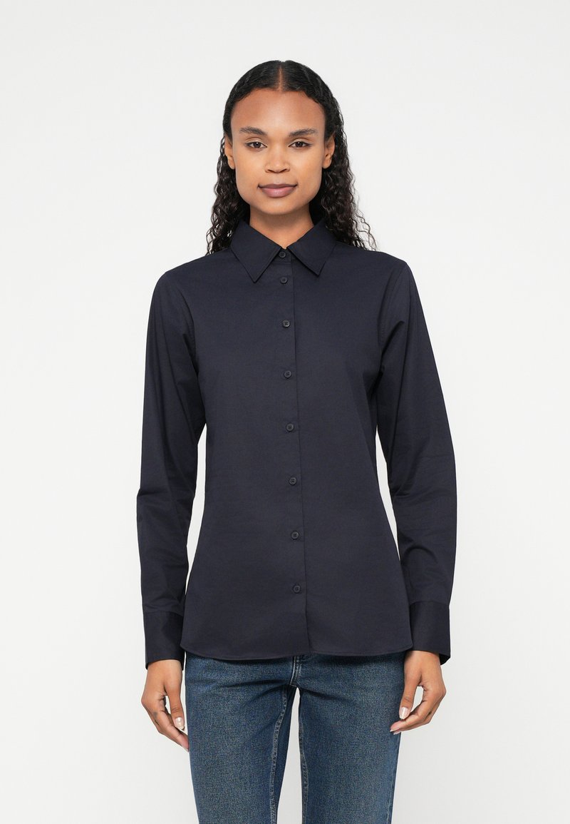 closed Overhemdblouse blauwgrijs