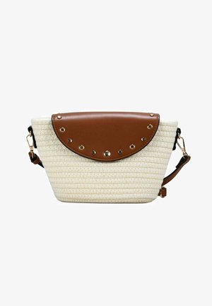 Bosanova, BOLSO BANDOLERA MARRÓN CON SOLAPA - Bandolera - beige