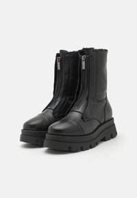 Zign LEATHER - Ziemas zābaki - black