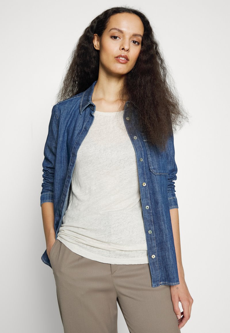 Damen Kleider | BOSS ENE T-Shirt basic open white/weiß - NW23036 Damen Kleider | BOSS ENE T-Shirt basic open white/weiß - NW23036