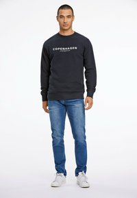 Lindbergh O-NECK - Felpa - navy