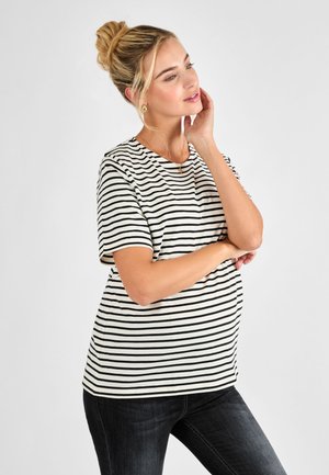 JoJo Maman Bébé BOYFRIEND - Triko s potiskem - black
