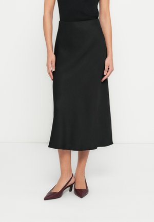 URA - A-snit nederdel - black