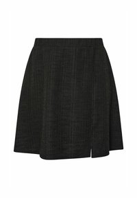 ELASTICATED WAIST - A-line skirt - black