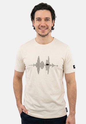 FORSBERG, T-shirt con stampa - beige