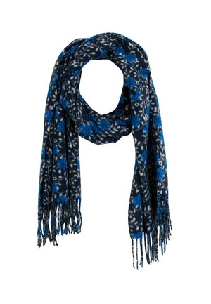 MOTIF FLEURI - Bufanda - bleu
