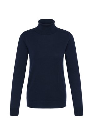 ICHI, IHLULS RN LONG SLEEVE - Striktrøje - total eclipse