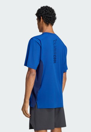 adidas Performance, ADIDAS PERFORMANCE TECH APPAREL COLORBLOCK T-SHIRT - T-Shirt sport - royal blue dark blue