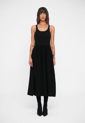 Vestito di maglina - black