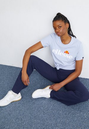 Ellesse ALBANY - Camiseta estampada - light blue