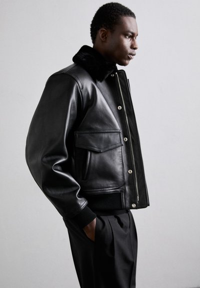 Filippa K AVIATOR JACKET - Chaquetas bomber - black