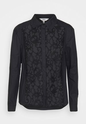 Object OBJRITA SHIRT - Button-down blouse - black