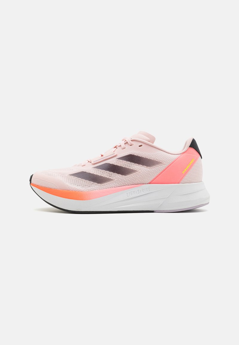 adidas Performance DURAMO SPEED - Zapatillas running asfalto - sandy pink/aurora metallic/solar red