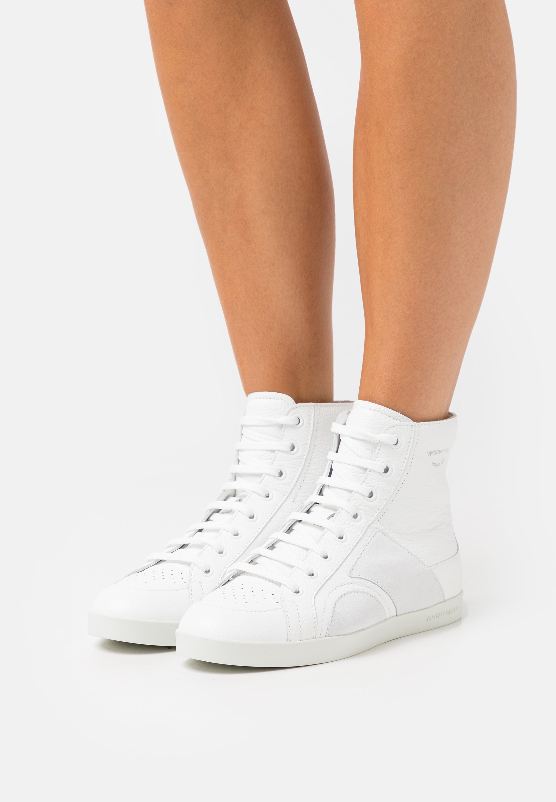 mens armani high top trainers