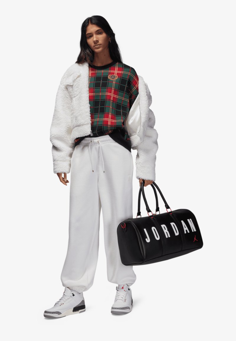 Jordan JUMPMAN DUFFLE UNISEX - Treningsbag - black/white
