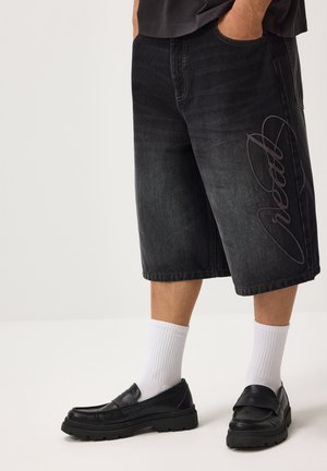 House, SHORTS AUS DENIM - Džinsa auduma šorti - black jeans