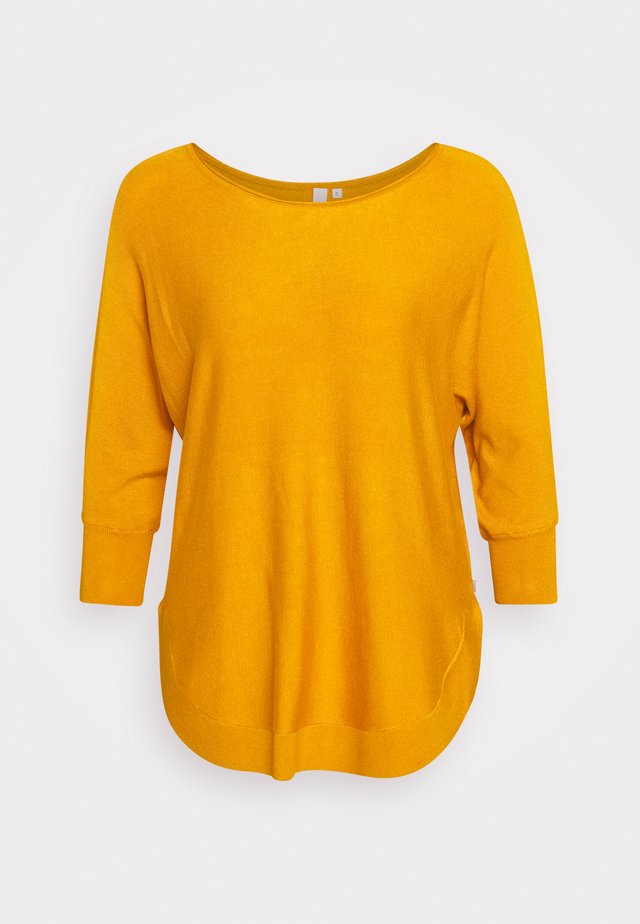 Cena Znizana Dobro Ven X Edinstven Dizajn Long Pullover Senfgelb Wordstakingflight Com