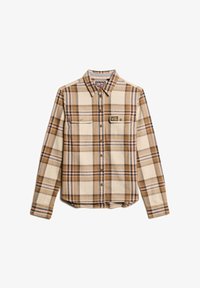 Unselected, beige cream check