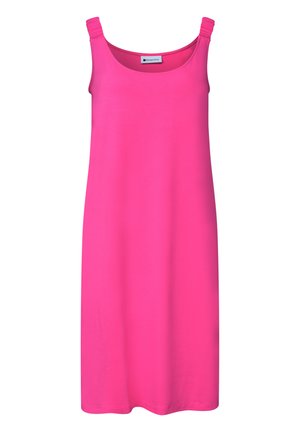 Street One, KNIELANGES KLEID MIT GERAFFTEN TRÄGERN - Vestido ligero - magenta dream
