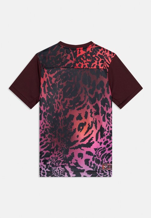 Nike Sports T-shirt - burgundy crush/pure platinum-coloured — photo 5