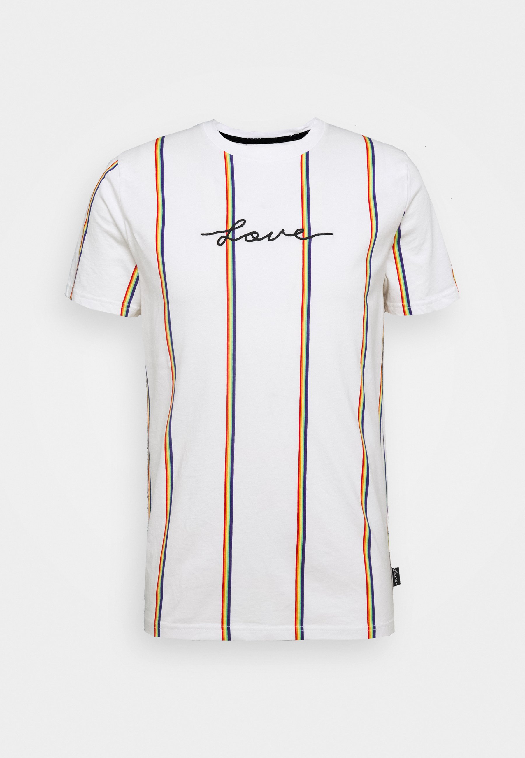 Hollister Co. PRIDE SCRIPT LOGO T shirts med print white Hollister Co. PRIDE SCRIPT LOGO - T-shirts med print - white