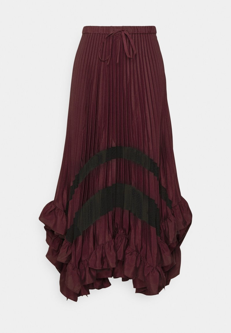 CLAUDIE PIERLOT Maxirok bordeauxrood