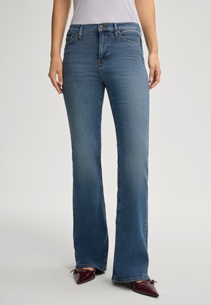 MIRIAM - Jeans Bootcut - mittelblau