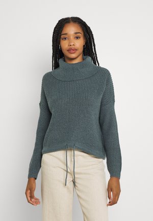 JDYMEGAN COWL NECK STRING - Svetr - north atlantic