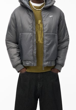 Winterjacke - light grey