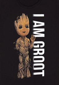 Henry Tiger MARVEL STUDIOS I AM GROOT PROFILE - Camiseta estampada - black