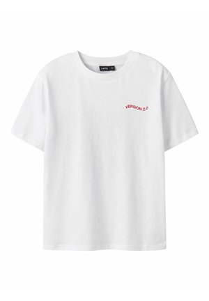 LOOSE FIT - Majica kratkih rukava s printom - bright white