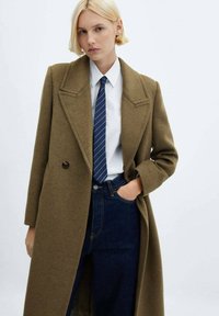 Mango Classic coat - khaki