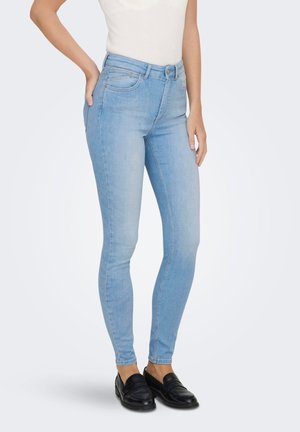 ONLBLUSH - Kitsa lõikega teksad - light blue denim
