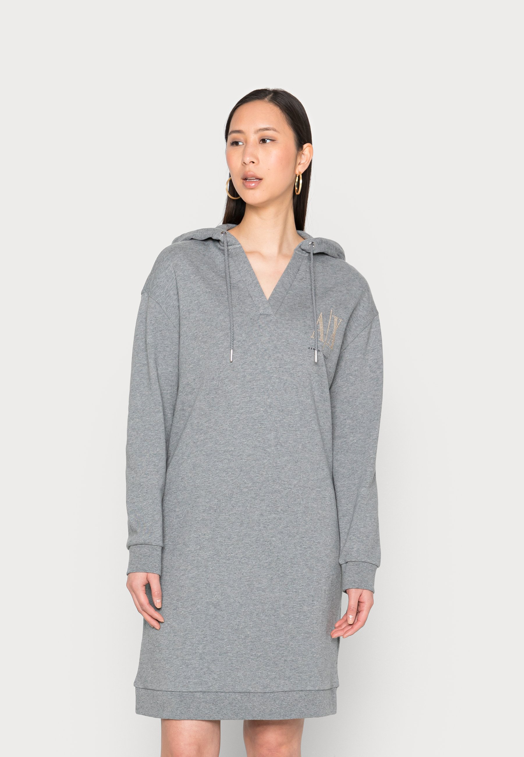 Armani Exchange VESTITO - Kasdienė suknelė - grey/pilka - Zalando.lt