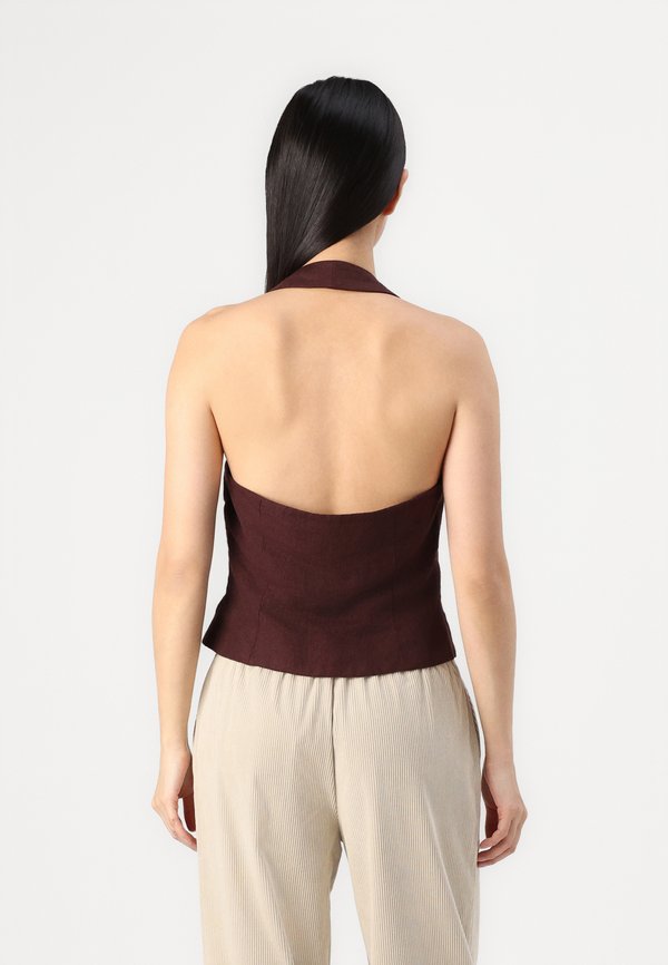 CLARITTA HALTERNECK WAISTCOAT - Top - fudge4