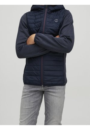 JJEMULTI QUILTED JACKET - Chaqueta de entretiempo - navy blazer