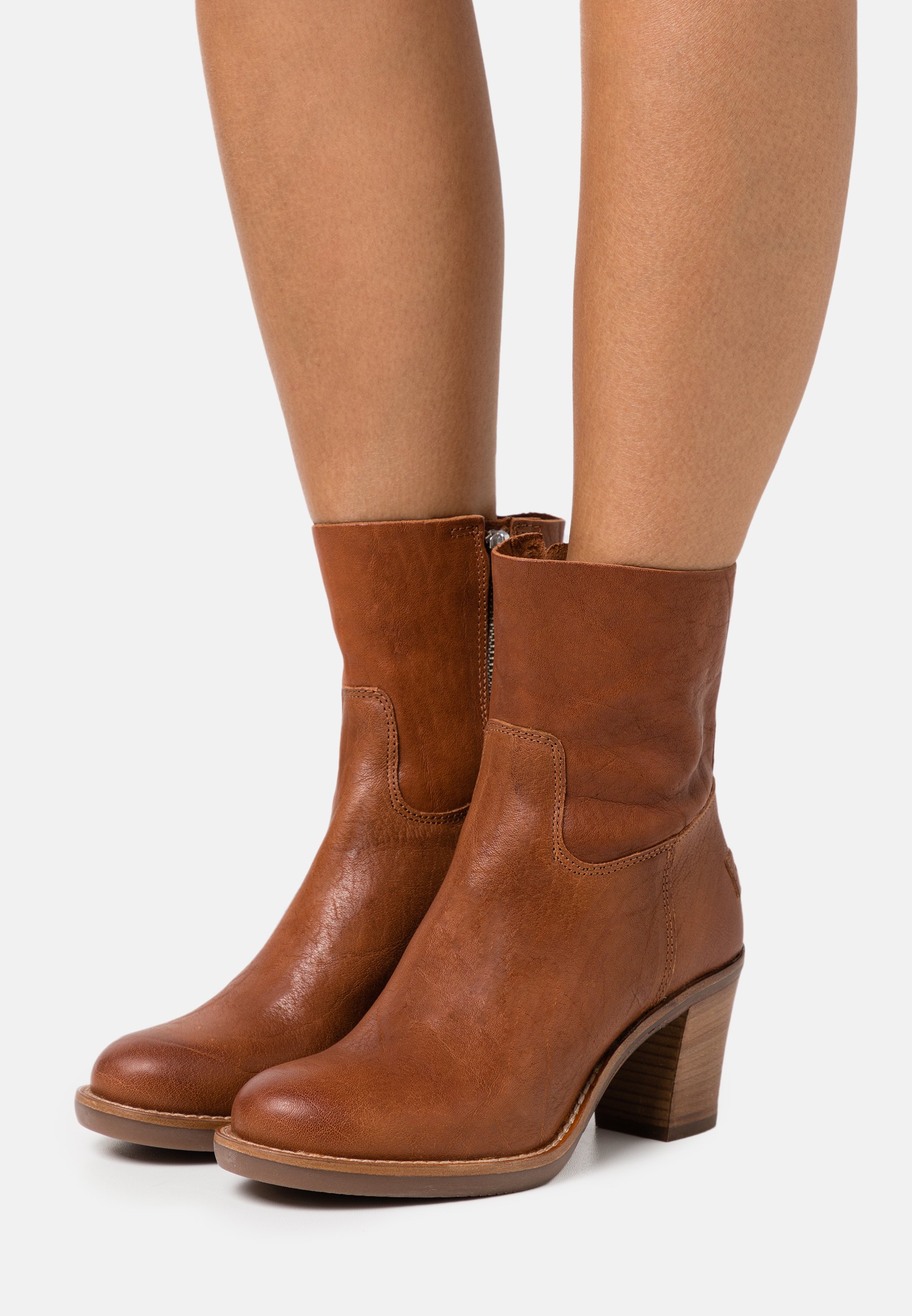 Shabbies Amsterdam Classic ankle boots ankle boots cognac @ Zalando.co