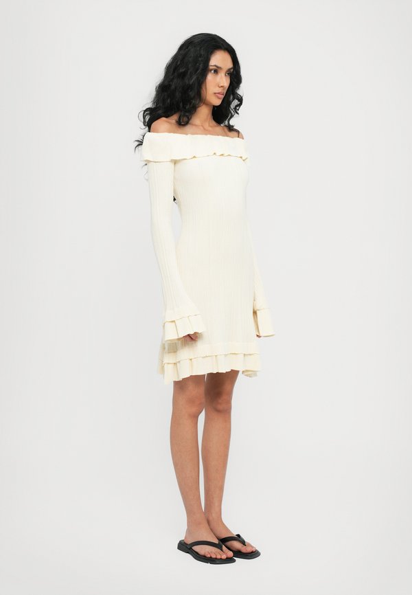 RIPPLE DRESS - Jumper dress - ecru3