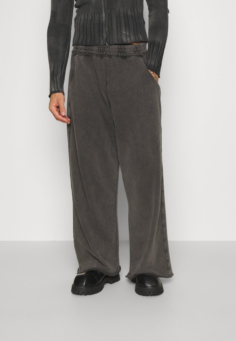 Jaded London CHROME WASH COLOSSUS - Tracksuit bottoms - black 