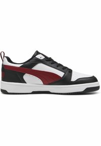 Puma REBOUND V6 UNISEX  - Zapatillas - white/intense red/black
