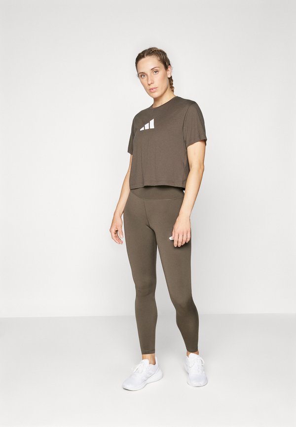 ESSENTIALS BIG FULL-LENGTH - Leggings - shadow olive3